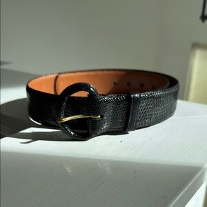 VTG Torino USA Calcutta Lizard Leather Belt